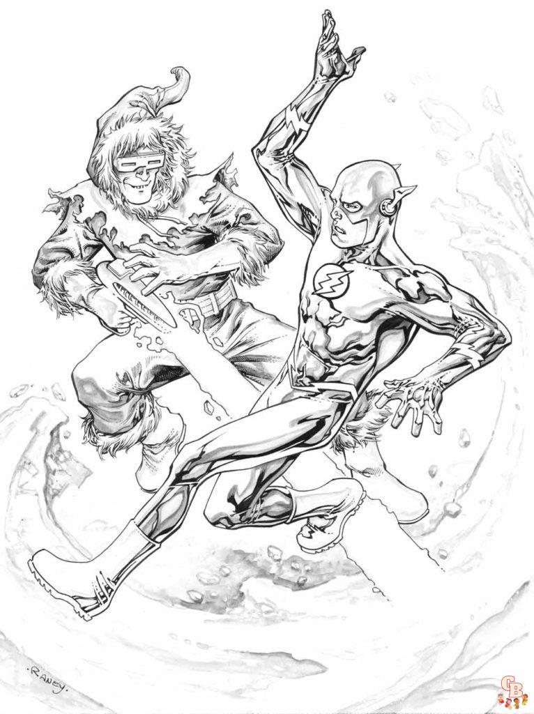 The Flash coloriage