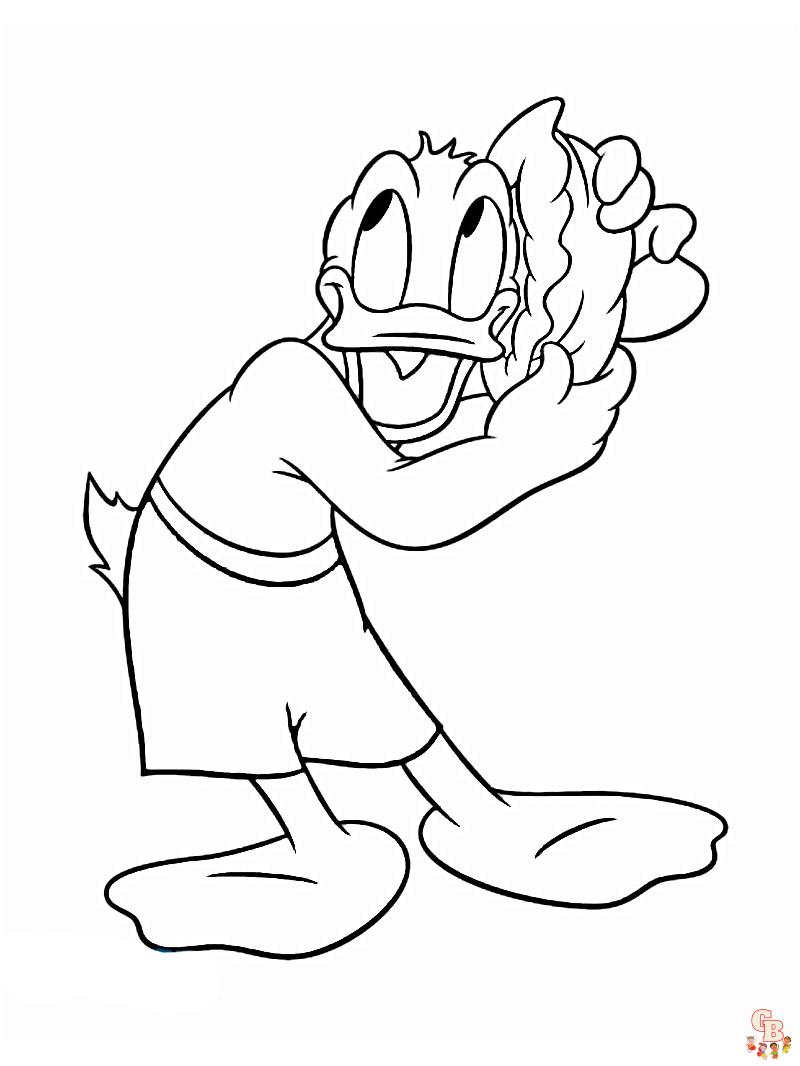 coloriage Donald Duck