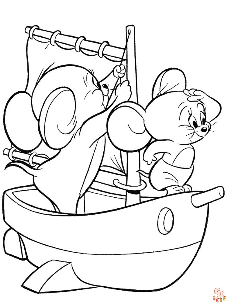 coloriage Tom et Jerry