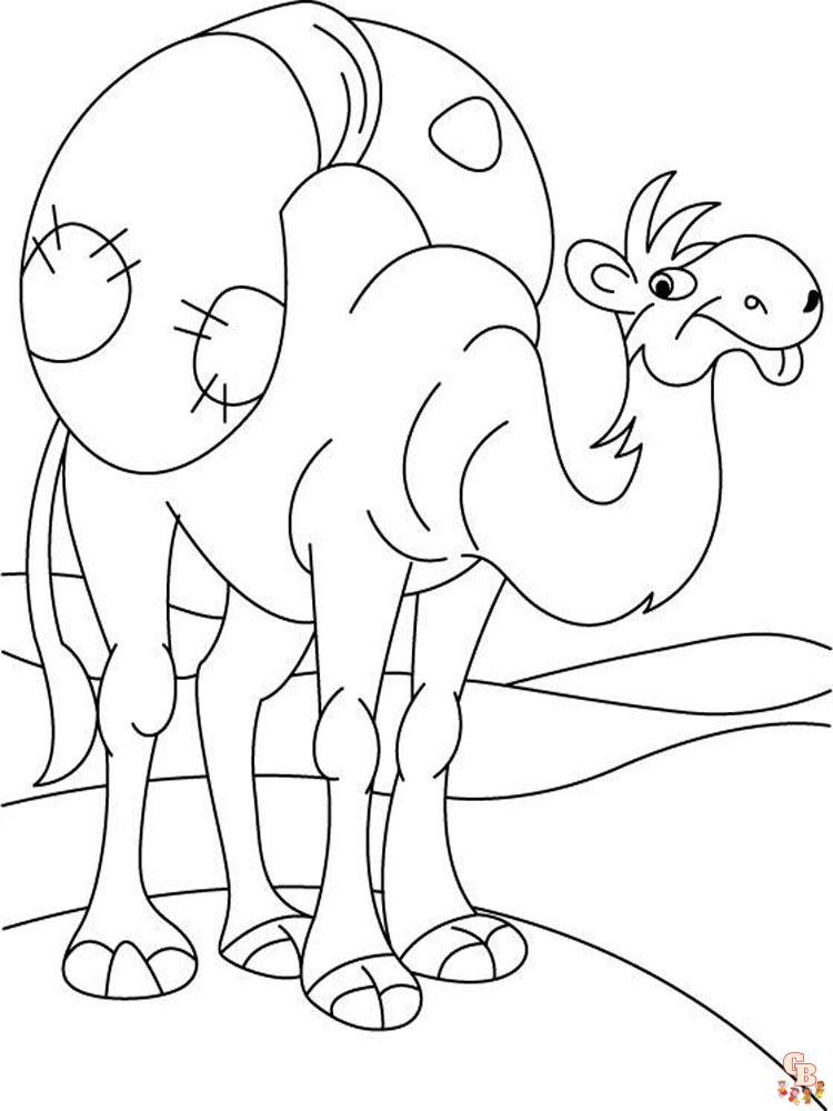 Coloriage chameaux