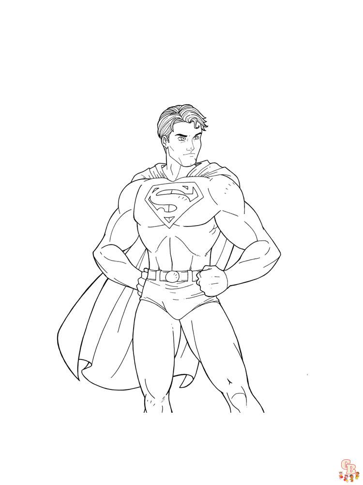 coloriage Superman