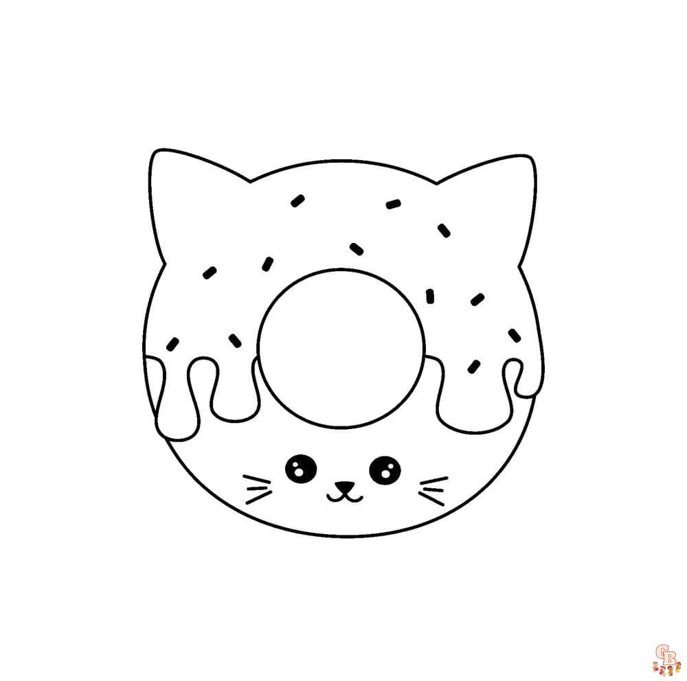 coloriage Donut