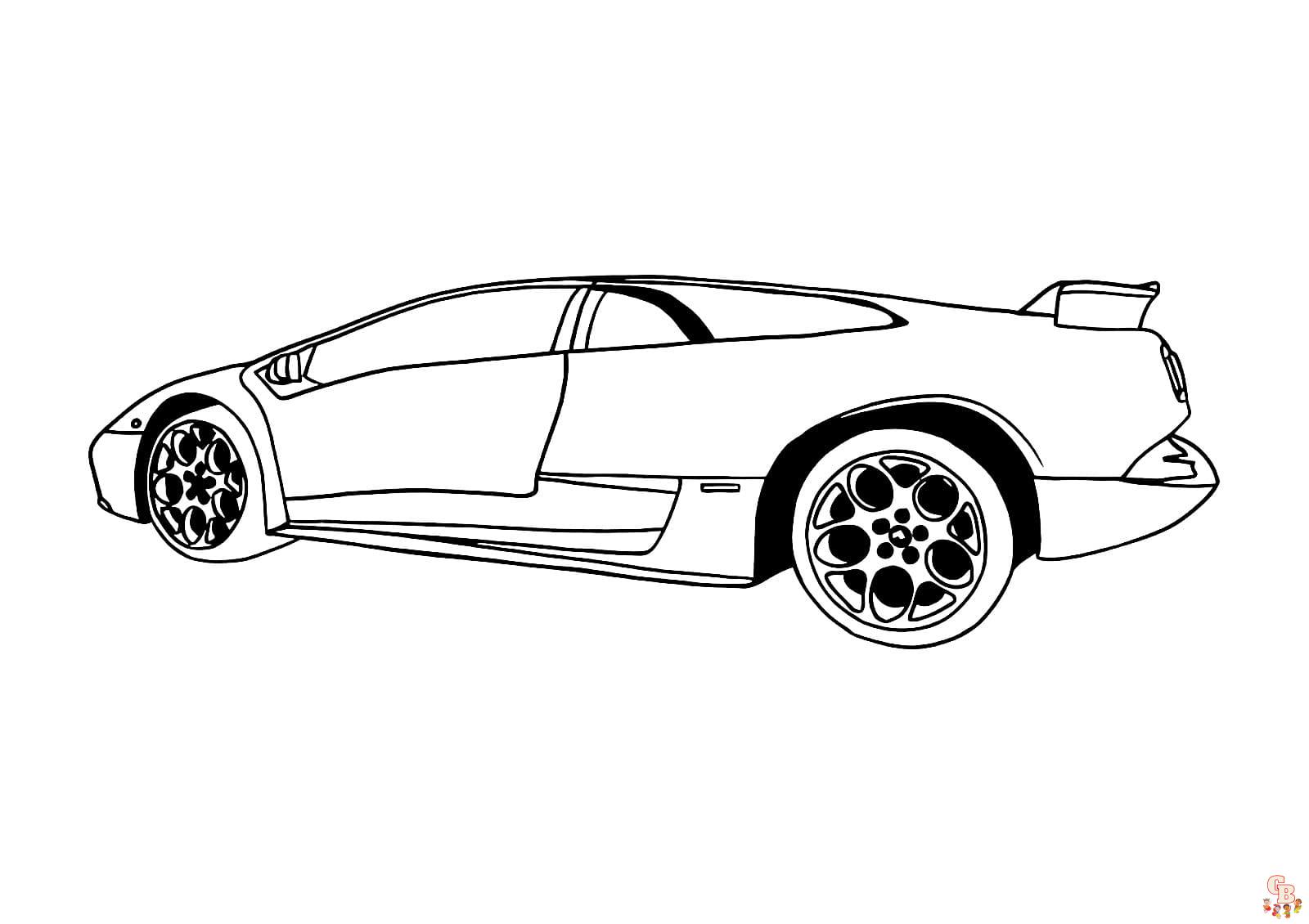 coloriage Lamborghini