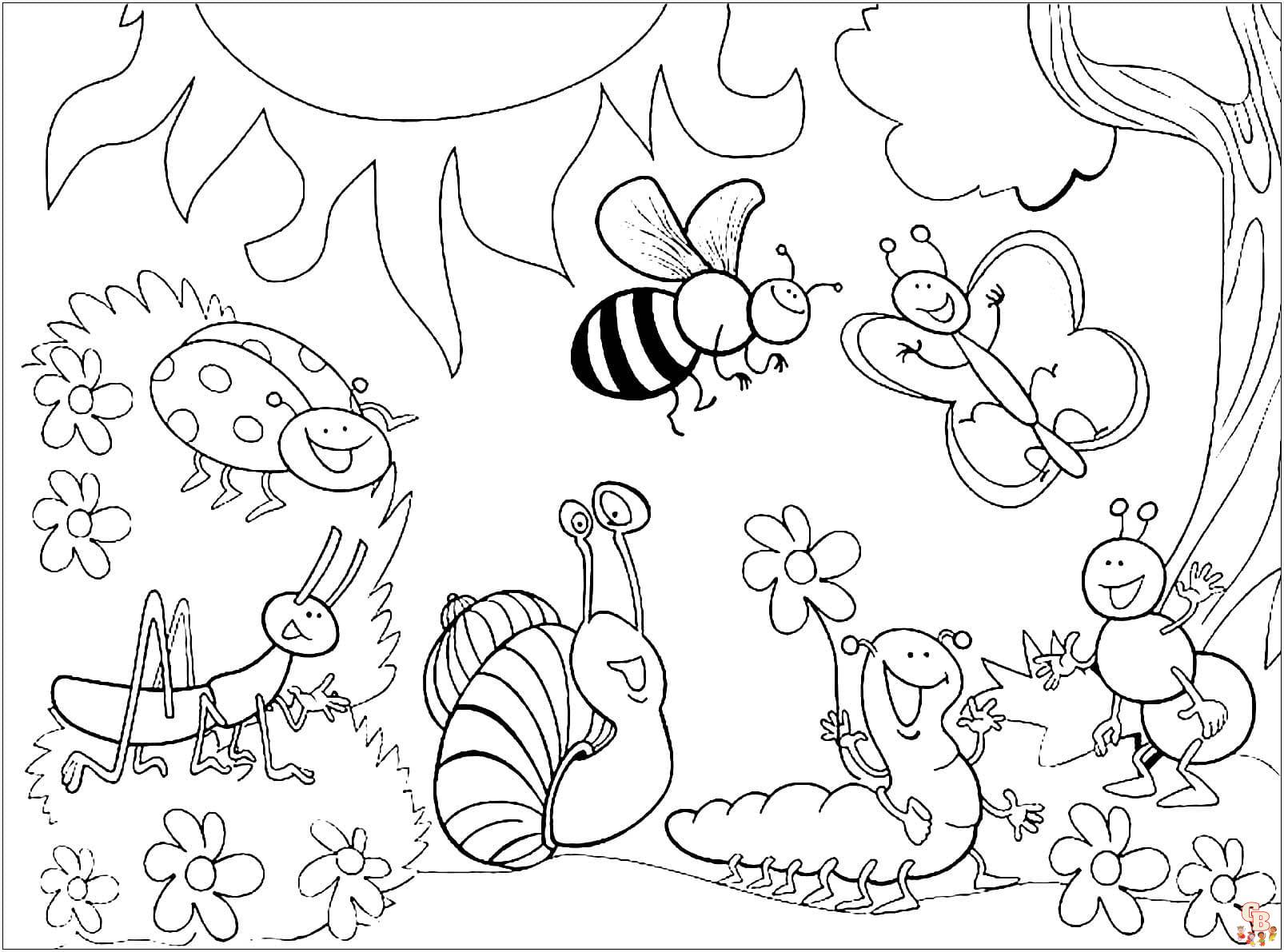 Coloriage Insectes