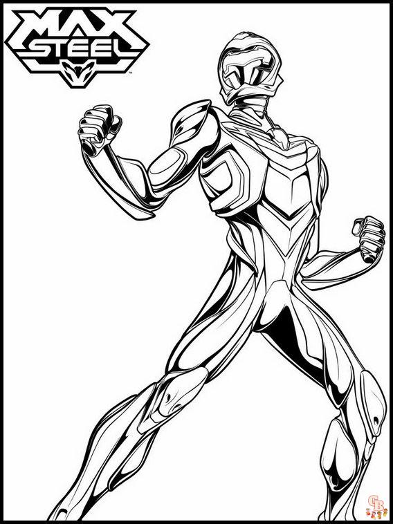 Coloriage Max Steel
